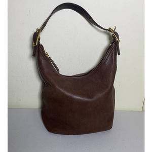 Coach legacy brown leather hobo bag vtg